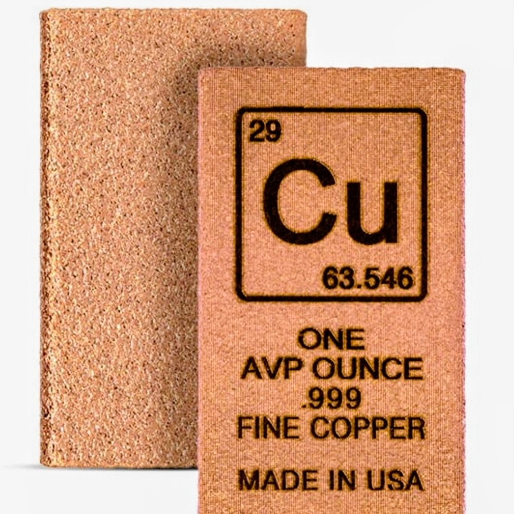 1 oz Cuper Bar "Element Design" .999 Pure CupperCopper Bar - 1 Ounce - Picture 3 of 3